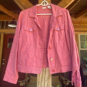 Linden Hill 100% linen jacket - S